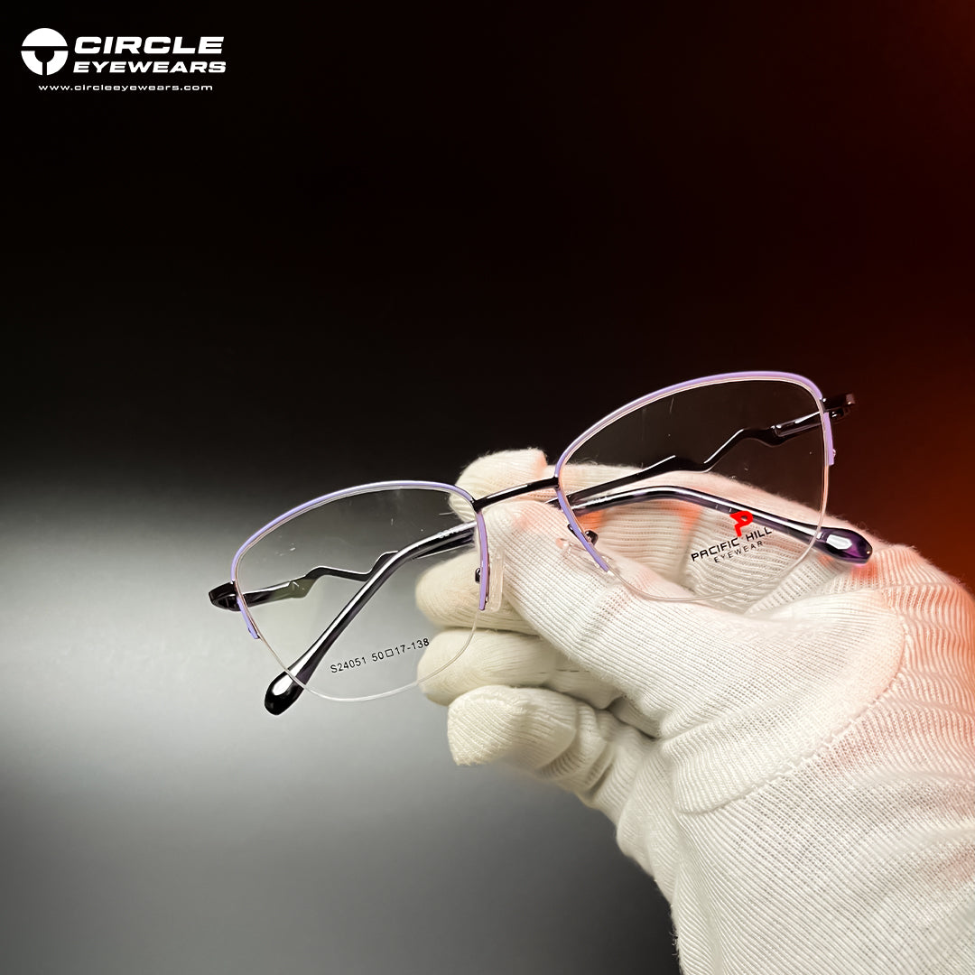 CATEYE METAL HALF FRAME